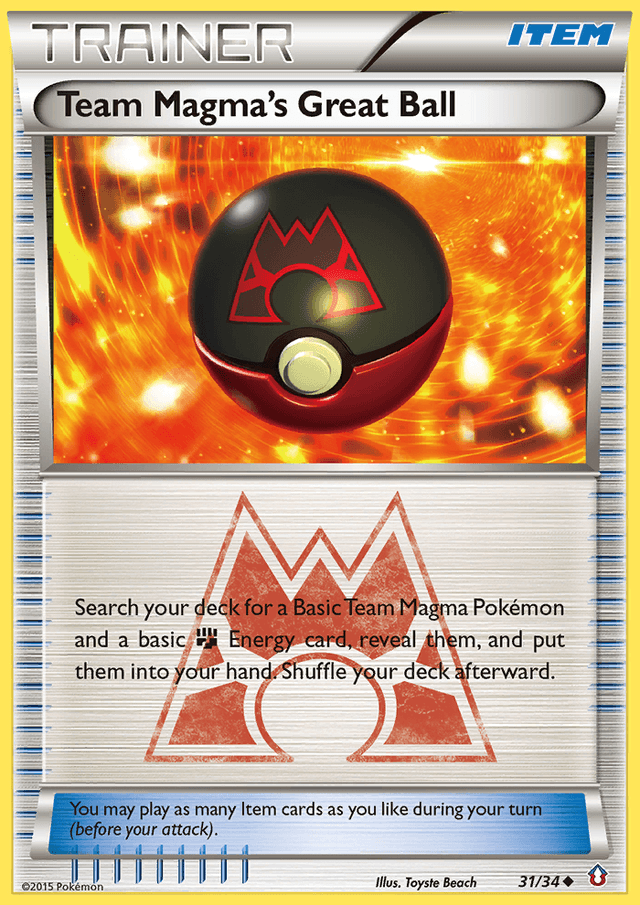 Team Magma's Great Ball — Double Crisis #31