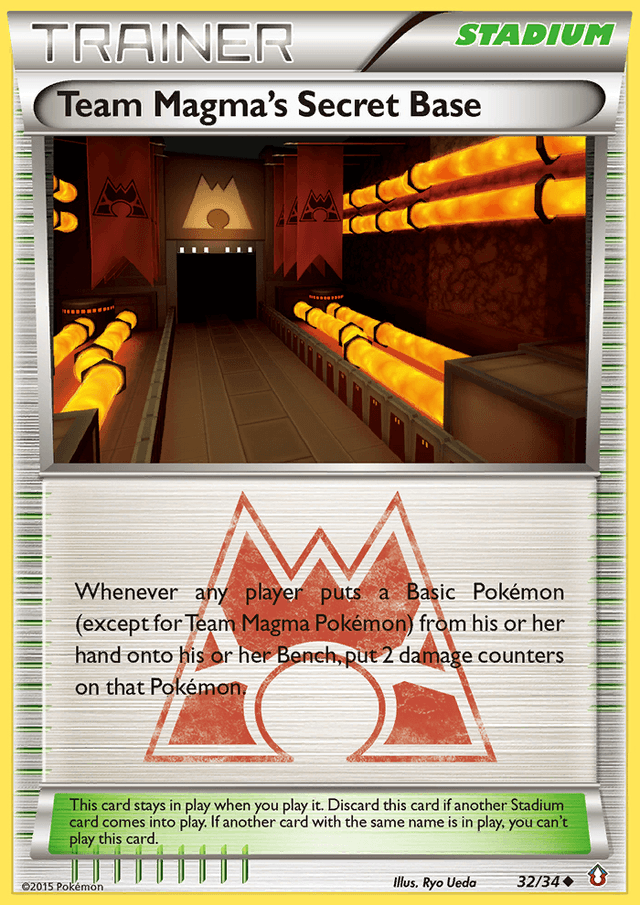 Team Magma's Secret Base — Double Crisis #32