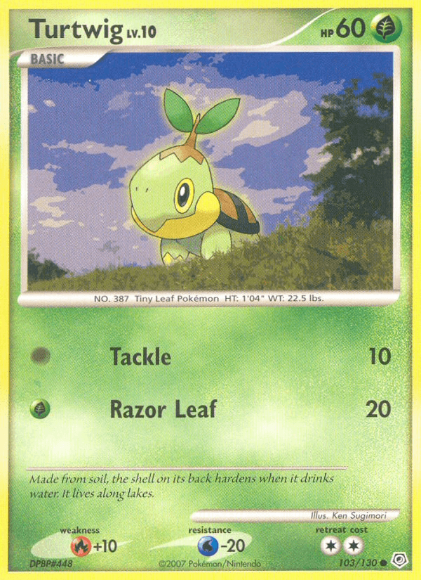 Turtwig — Diamond & Pearl #103