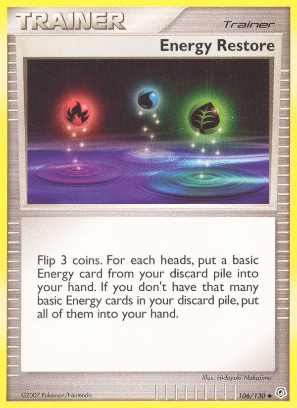 Energy Restore — Diamond & Pearl #106