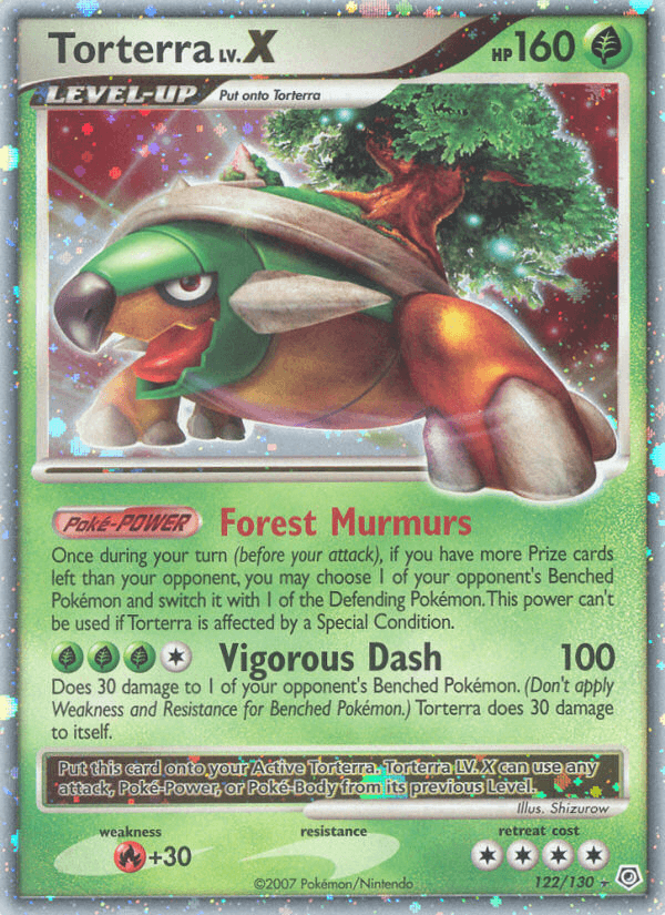 Torterra LV.X — Diamond & Pearl #122