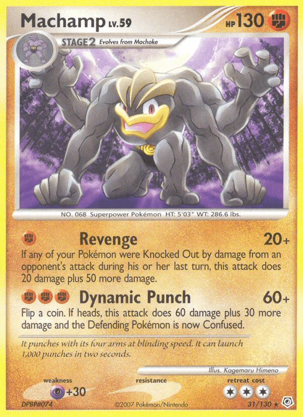 Machamp — Diamond & Pearl #31