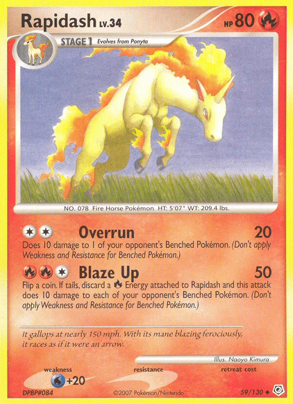 Rapidash — Diamond & Pearl #59