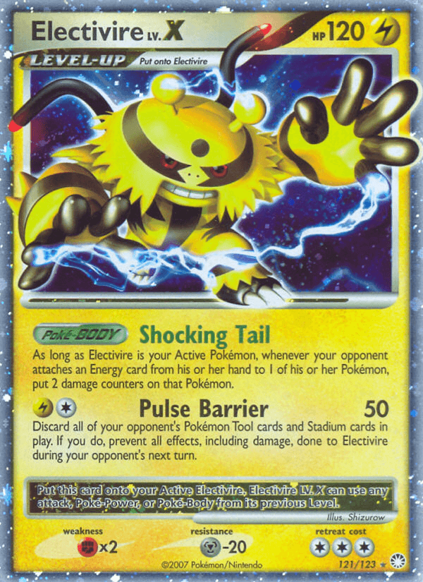 Electivire LV.X — Mysterious Treasures #121