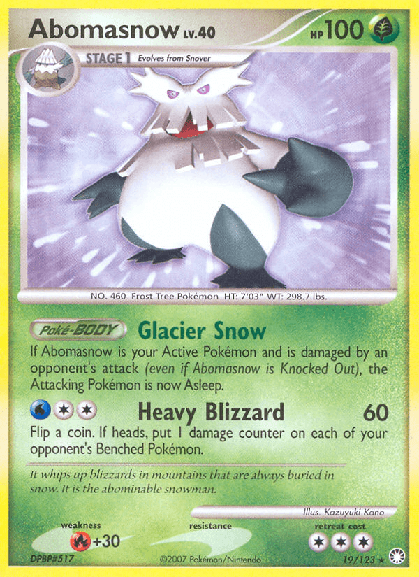 Abomasnow — Mysterious Treasures #19