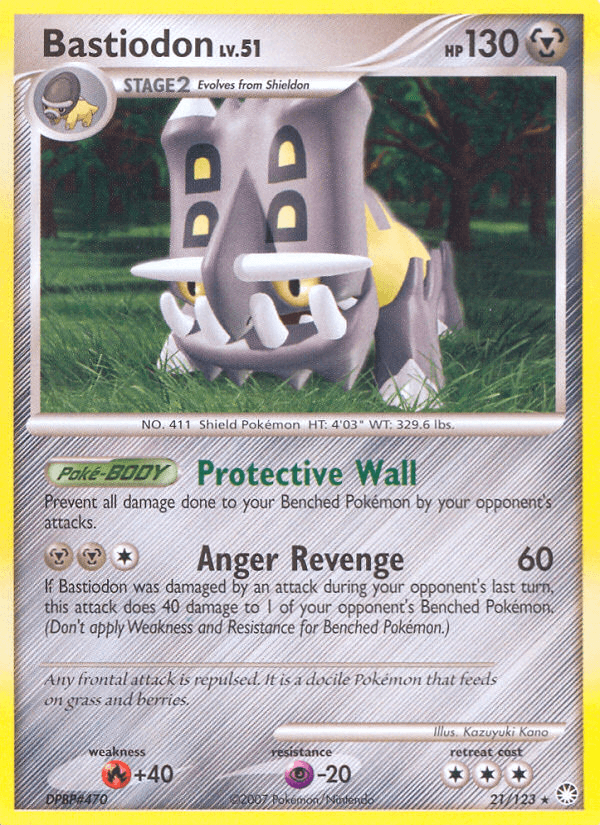 Bastiodon — Mysterious Treasures #21
