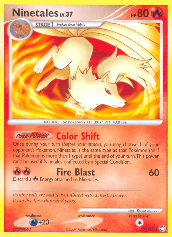 Ninetales — Mysterious Treasures #32