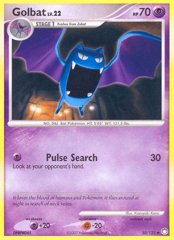 Golbat — Mysterious Treasures #50