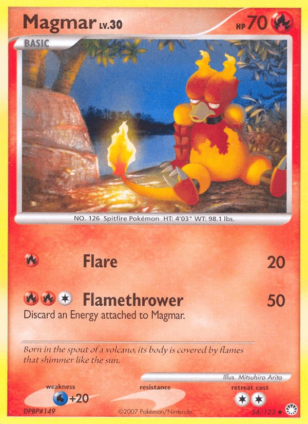 Magmar — Mysterious Treasures #54