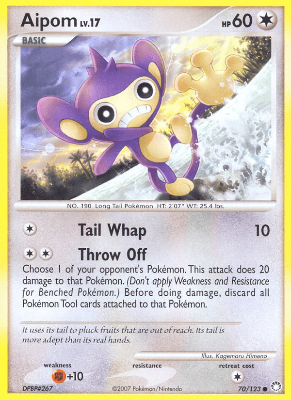 Aipom — Mysterious Treasures #70