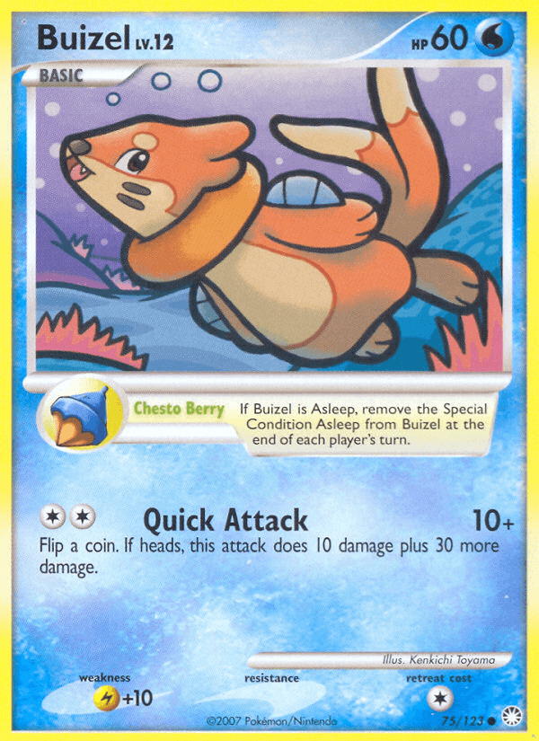 Buizel — Mysterious Treasures #75