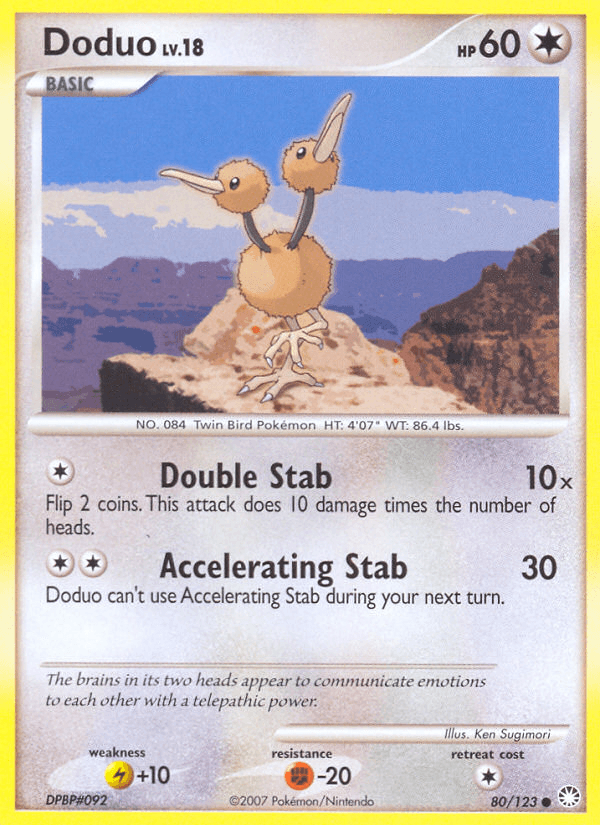 Doduo — Mysterious Treasures #80