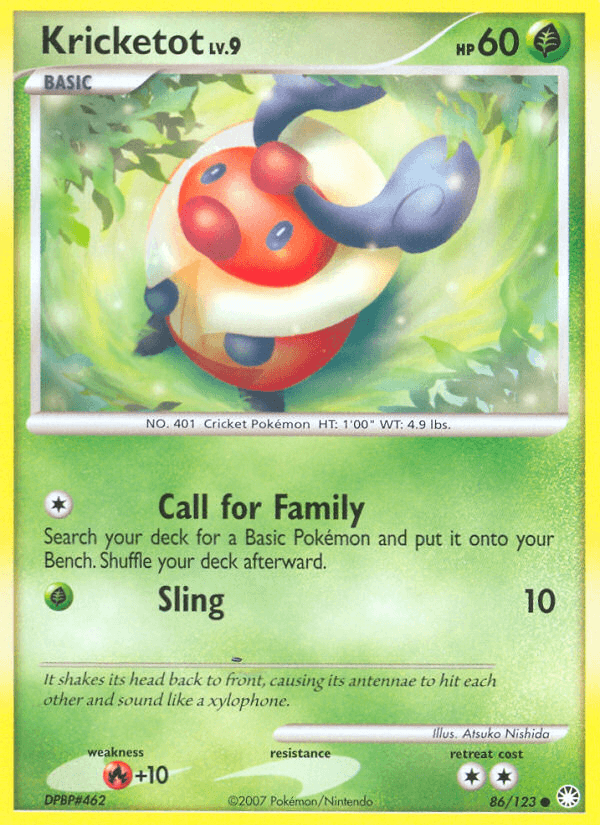 Kricketot — Mysterious Treasures #86