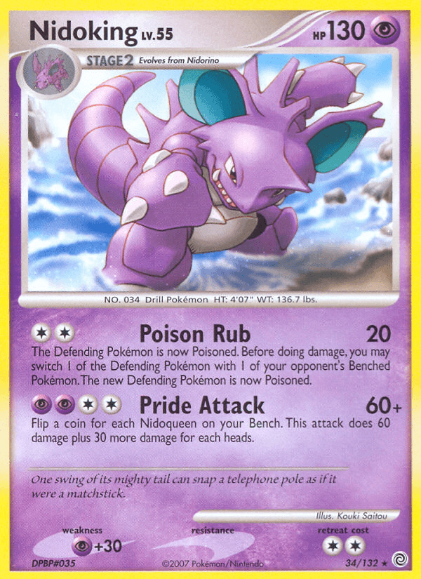 Nidoking — Secret Wonders #34