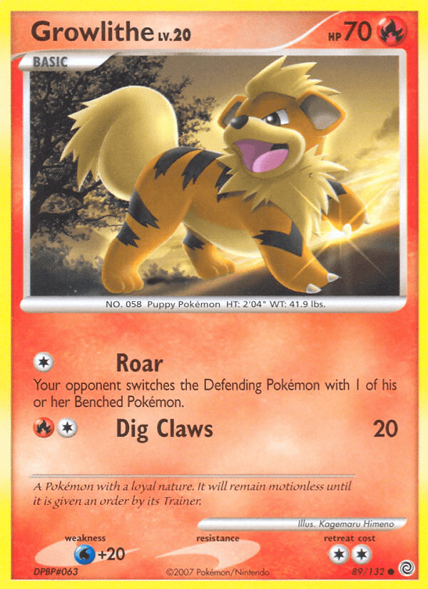Growlithe — Secret Wonders #89
