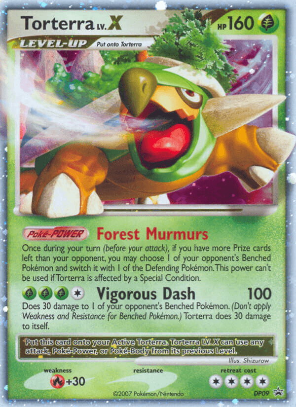 Torterra LV.X — DP Black Star Promos #DP09