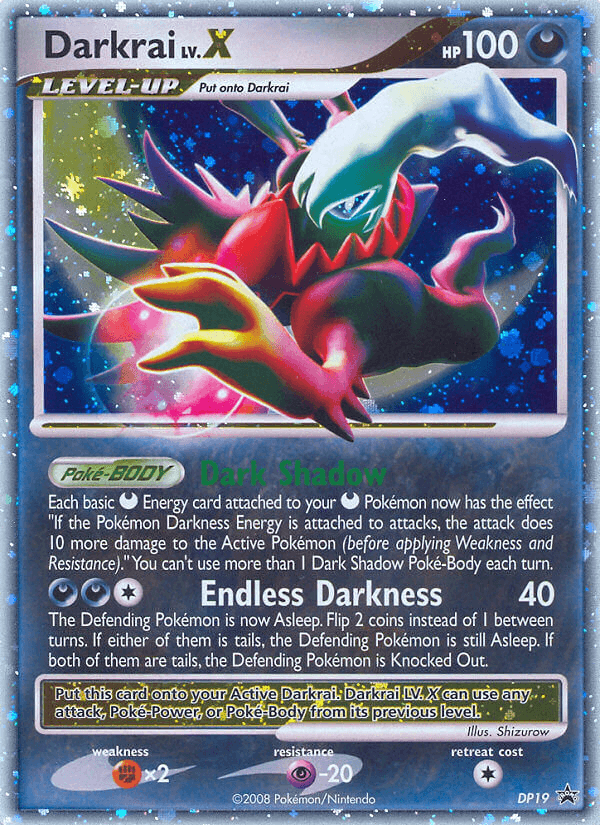 Darkrai LV.X — DP Black Star Promos #DP19