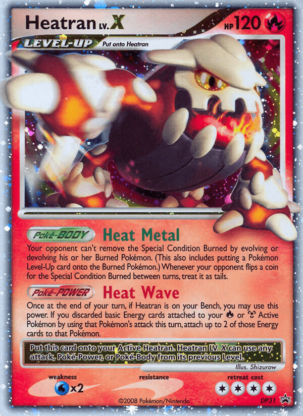 Heatran LV.X — DP Black Star Promos #DP31