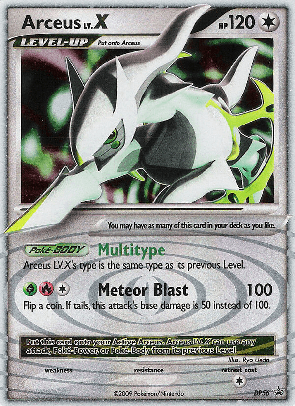 Arceus LV.X — DP Black Star Promos #DP56