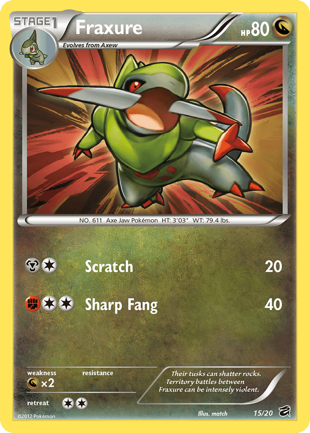Fraxure — Dragon Vault #15