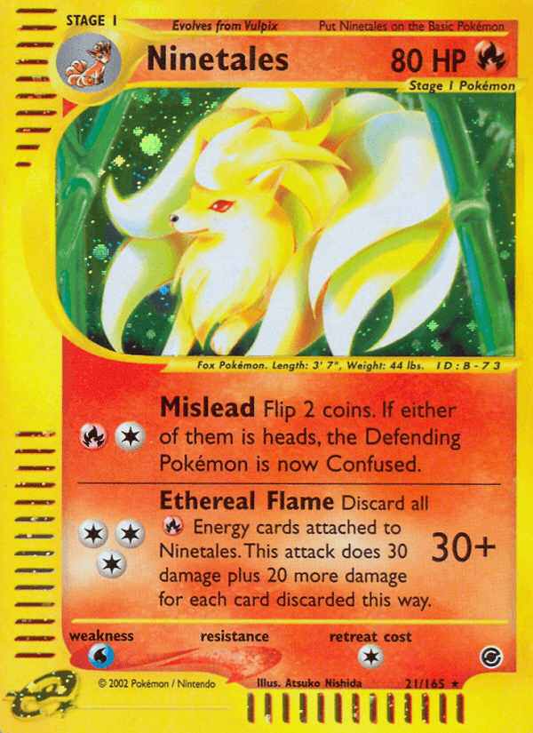 Ninetales — Expedition Base Set #21