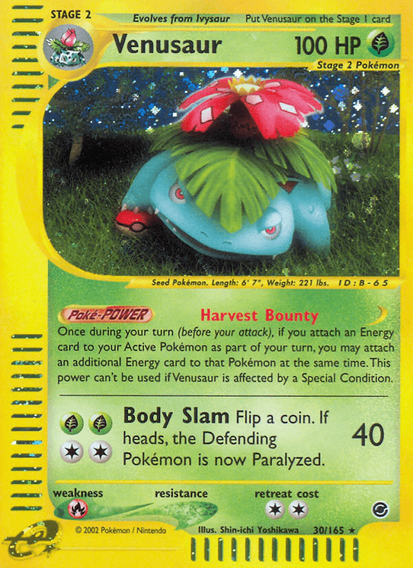 Venusaur — Expedition Base Set #30