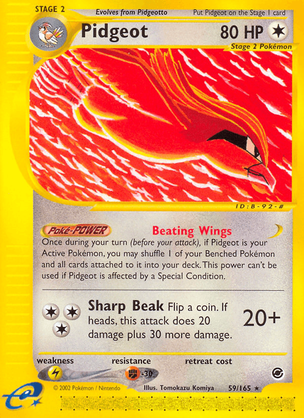 Pidgeot — Expedition Base Set #59