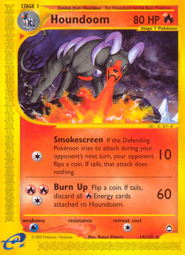 Houndoom — Aquapolis #14