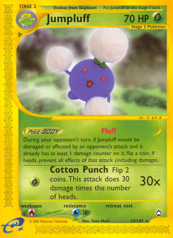 Jumpluff — Aquapolis #17