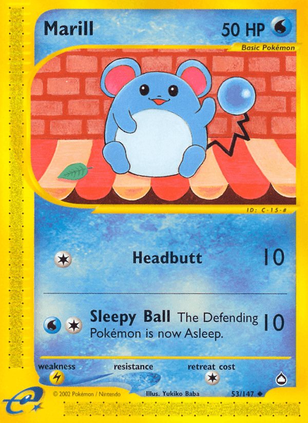 Marill — Aquapolis #53