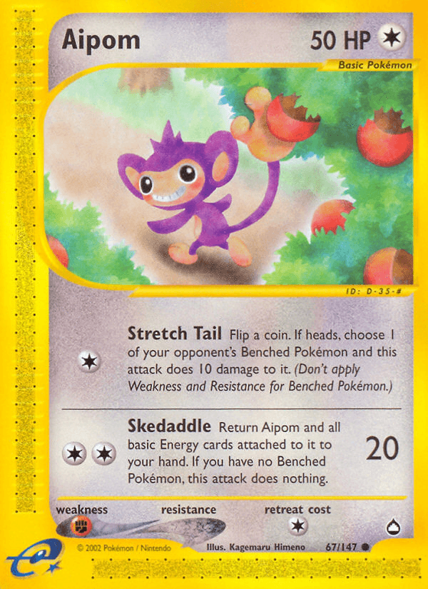 Aipom — Aquapolis #67