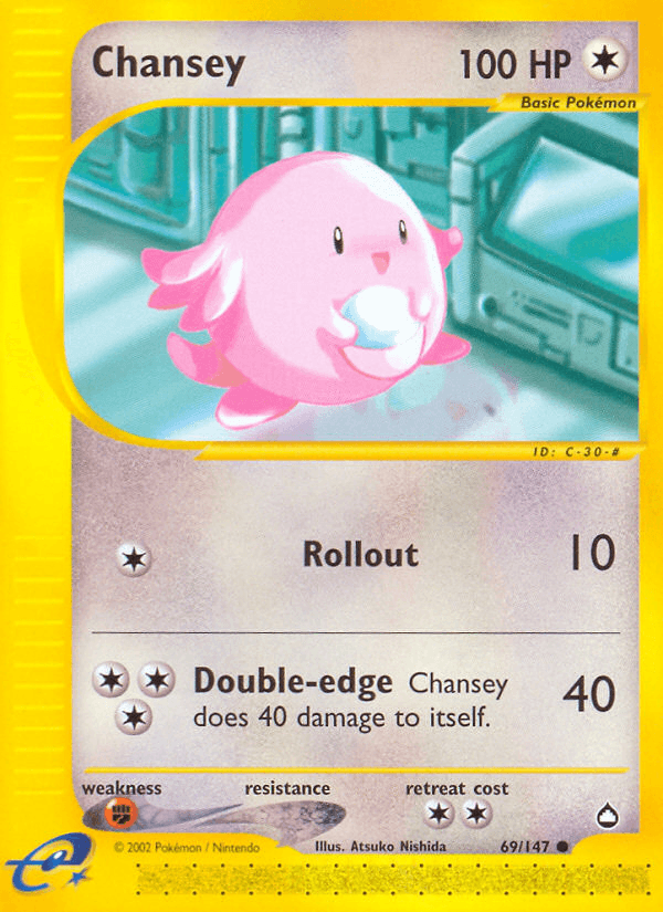 Chansey — Aquapolis #69