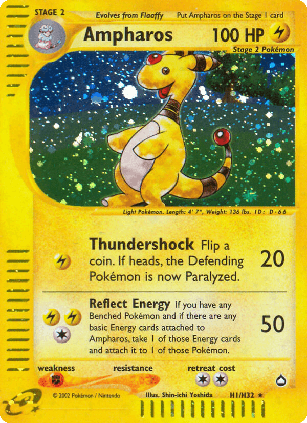 Ampharos — Aquapolis #H1