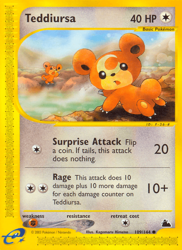 Teddiursa — Skyridge #109