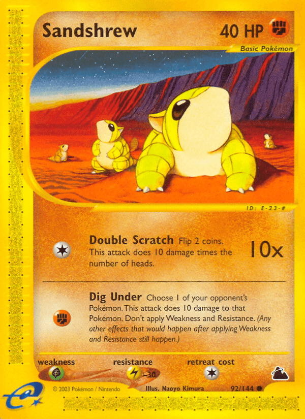 Sandshrew — Skyridge #92
