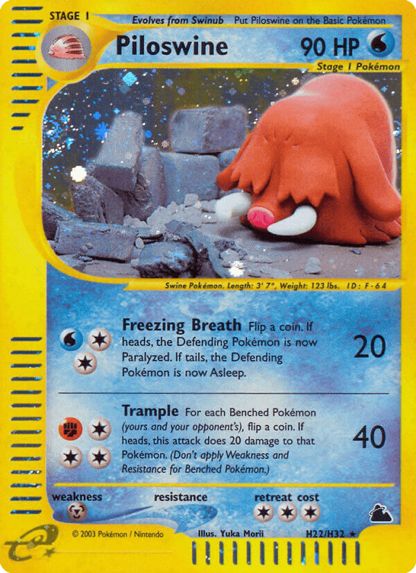 Piloswine — Skyridge #H22