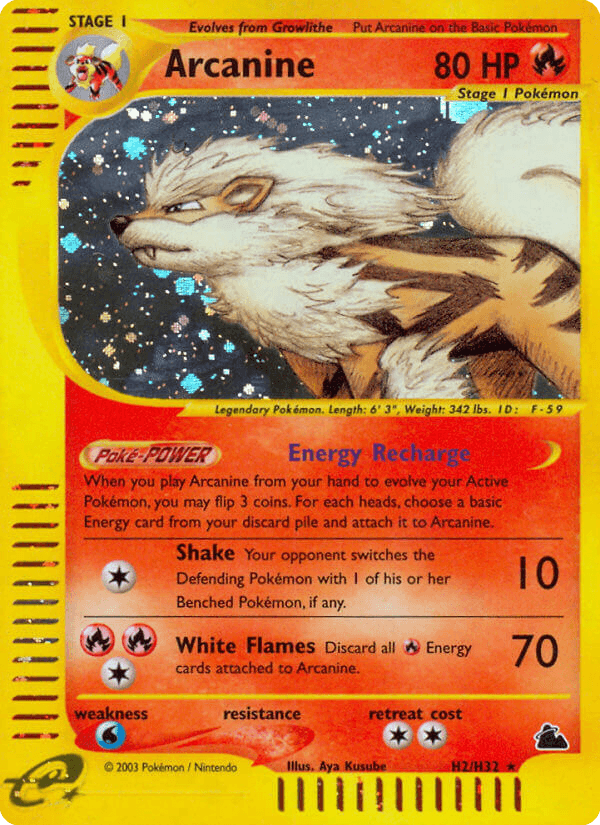 Arcanine — Skyridge #H2