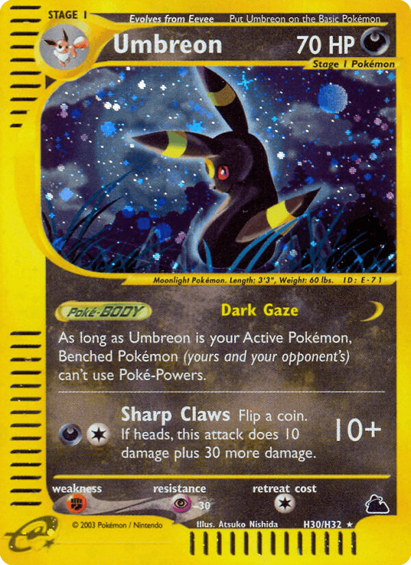 Umbreon — Skyridge #H30