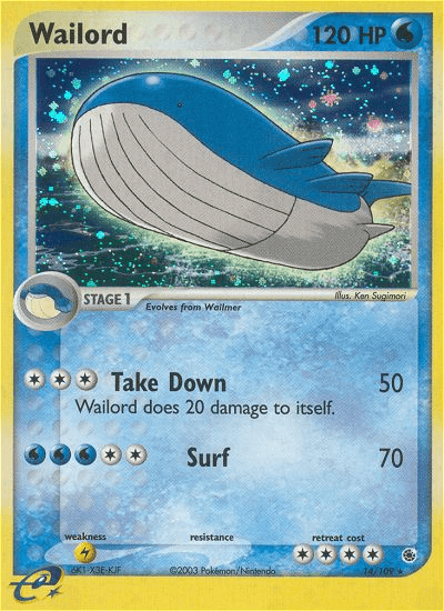 Wailord — Ruby & Sapphire #14