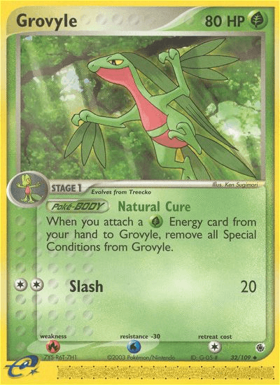 Grovyle — Ruby & Sapphire #32