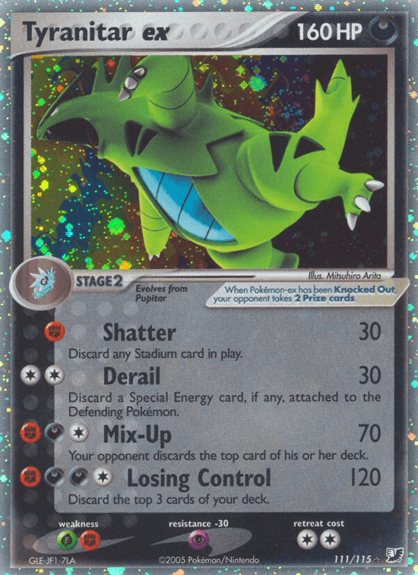 Tyranitar ex — Unseen Forces #111