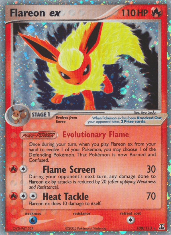 Flareon ex — Delta Species #108