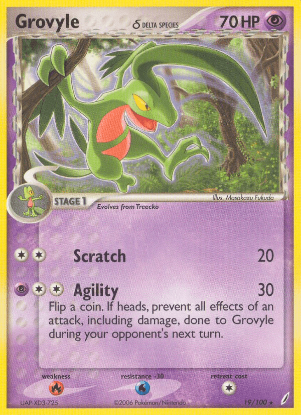 Grovyle δ — Crystal Guardians #19