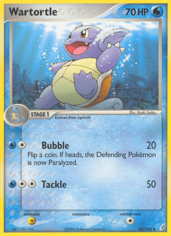 Wartortle — Crystal Guardians #42