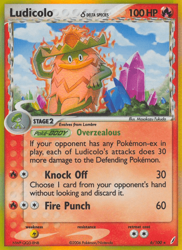 Ludicolo δ — Crystal Guardians #6