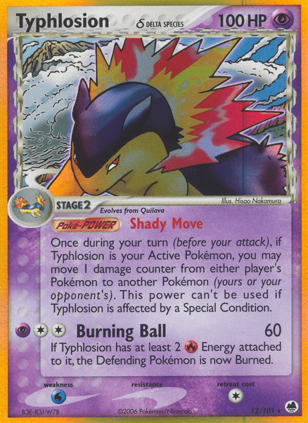 Typhlosion δ — Dragon Frontiers #12
