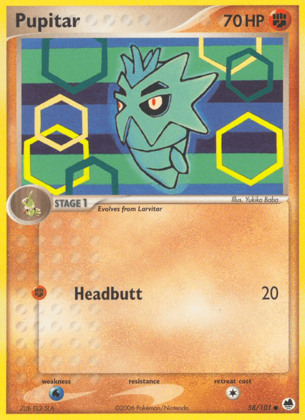 Pupitar — Dragon Frontiers #58
