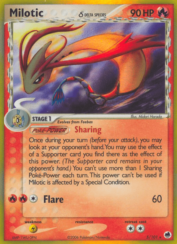 Milotic δ — Dragon Frontiers #5