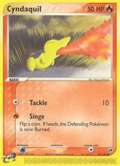 Cyndaquil — Sandstorm #59