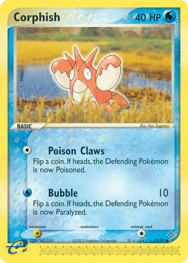 Corphish — Dragon #52